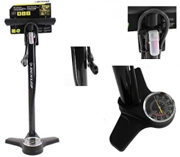 Dunlop Accessories DUNLOP bicycle floor pump with pressure gauge for all valves, bicycle floor pump, bicycle pump, air pump