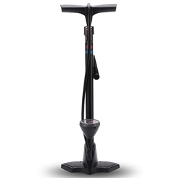 DXIUMZHP Accessories DXIUMZHP Floor Pumps Bike Tire Pump Bicycle Floor Pump, Household Air Pump With Pointer Barometer, Ball Needle, Inflation Joint, Suitable For Presta, Schrader Valve (Color : Black, Size : 62 * 3.5cm)