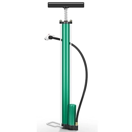 DXIUMZHP Bike Pump DXIUMZHP Floor Pumps Bike Tire Pump Bicycle Pump, Basketball Pump, Stable And Portable High Pressure Floor Pump, Suitable For Valve Presta, Schrader (Color : Green, Size : 58 * 17cm)