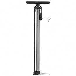 DXIUMZHP Bike Pump DXIUMZHP Floor Pumps Floor Pumps Bicycle High Pressure Pump, 160PSI, Cold-resistant Trachea, With Ball Needle, Suitable For Presta, Schrader Valve (Color : Silver, Size : 63 * 20cm)