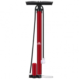 DXIUMZHP Bike Pump DXIUMZHP Floor Pumps Portable Bike Floor Pump Bicycle Air Pump, Household High Pressure Floor Pumps, Inflatable Ball Toys, Universal Adapter, Stable And Portable (Color : Red, Size : 60 * 23cm)