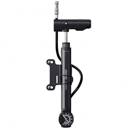 DXIUMZHP Accessories DXIUMZHP Floor Pumps Portable Bike Floor Pump Mini Portable Pump With Barometer, Bicycle Household Floor Pumps, Suitable For Presta, Schrader Valve, Handle Can Be Folded At 90°