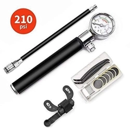 Eastbride Accessories Eastbride Bike Pump, Aluminum Alloy Portable Mini Bicycle Tire Pump, Super Fast Tyre Inflation Compatible with Universal Presta and Schrader Valve Frame
