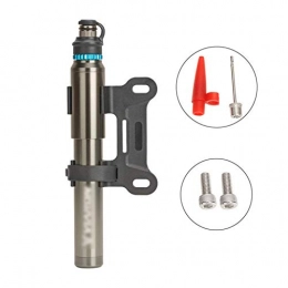 Eastbride Accessories Eastbride Mountain bike high-pressure pump, portable mini bike inflatable tube, durable and drop-proof, with bracket and ball needle-Titanium