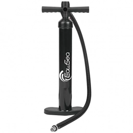 EawSea Bike Pump EawSea Double Stroke Air Pump, Manual Pump with Pressure Gauge up to 18 PSI, SUP Air Pump Switchable from Double Stroke to Single Hub