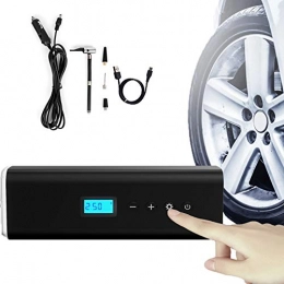  Bike Pump Electric Tire Inflator Multifunction Flashlight+Power Bank+Air Pump 590g Portable Rechargeable Bicycle Pump