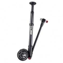 F Fityle Bike Pump F Fityle High Pressure Shock Pump, No Air Loss Nozzle [400PSI] MTB Bike Shock Pump for Fork & Rear with Gauge & Air Bleed Button for Shock Absorbers