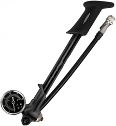 FCPLLTR Accessories FCPLLTR 300PSI Front Fork and Front Suspension Pump Gauge High Pressure Shock Pump Lever Lock Valve Bicycle Air Shock Pump (Color : Black) (Color : Black)