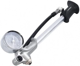 FCPLLTR Bike Pump FCPLLTR High-Pressure Bicycle Pump Inflator 300psi MTB Bike Compact Suspension Fork Rear Shock Pump 7.05 Bike Pump Aluminum Alloy (Color : White) (Color : White)