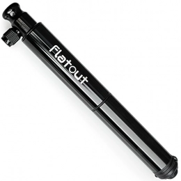 Flatout Mini Pump And CO2 Inflator, Fits Schrader and Presta Valves, Perfect Bike Pump For Mountain Bikes and Road Bikes