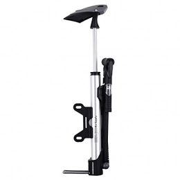 Diyife Bike Pump Floor Pump with Gauage, Diyife Mini Portable Bike Pump [140 PSI] Bicycle Pump Aluminum Alloy Bicycle Air Hand Pump Compatible with Needle, Frame Mount for Road, Mountain & BMX Fits Presta & Schrader