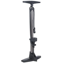 DXIUMZHP Accessories Floor Pumps Bicycle Vertical Pump, Household Floor Pump With Barometer, Cycling Equipment, Suitable For Presta, Schrader Valve, Accurate Inflation Of The Barometer ( Color : Black , Size : 22*3*62cm )