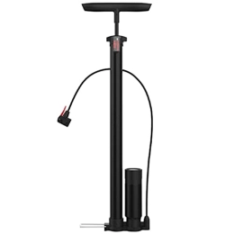 DXIUMZHP Accessories Floor Pumps Bike Pump Bicycle Pump With Barometer, Bicycle High Pressure Air Pump Air Pipe, Suitable For Presta Valve, Schrader Valve, British American Gas Nozzle ( Color : Black , Size : 20*3*60cm )