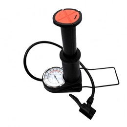 Wghz Accessories Foot Bike Pump With Gauge Floor Mini Foot Pump Portable Activated High Pressure Bicycle Pump (Color : Black)