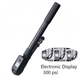 Frame-Mounted Pumps Accessories Frame-Mounted Pumps 300PSI Digital Electronic Bike Pump Front Fork Tube Multi-functional Bicycle Pump 300 psi Aluminum Body