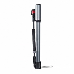 BGROESTWB Bike Pump Frame Mounted Pumps Inflatable Tube Small Aluminum Alloy Portable Riding Equipment Mountain Bike Manual Portable Bicycle Pump (Color : Black, Size : 308mm)