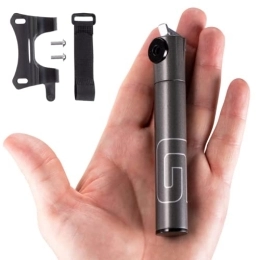 GIYO  GIYO Super Micro Bike Tire Pump All Metal Smallest Pump Available Telescopic for Road Bikes (120 PSI) High Pressure Pumping Durable & Stylish Presta Only Taiwan Made (GM-04LT)