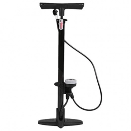 Goodvk Accessories Goodvk Bike Pump Twin Design Bicycle Floor Pump Tire Inflator Reliable and Durable (Color : Black, Size : One size)
