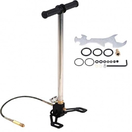 GOTOTOP  GOTOTOP 3stage high pressure Hand Pump Bike Pump Foot Pump Bicycle Tyre Pump With Manometer for all valves