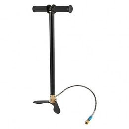 Hand Operated Air Pump High Pressure Manual Floor Inflator with Pressure Gauge Fixed Foot Pedal 30MPa
