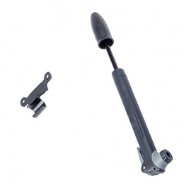 HAOSHUAI Accessories HAOSHUAI Bicycle Pump Plastic MTB Mini Bike Pump With Mounting Bracket For Valve Ultra Lightweight Aluminium (Color : Black, Size : 23cm) (Color : Black, Size : 23cm)