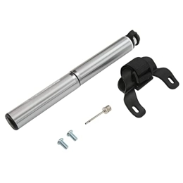 Hapivida Accessories Hapivida Portable Mini Bike Pump 160PSI High Pressure Bicycle Tyre Pump with Mounting Bracket Compatible with Presta and Schrader Valve(Silver)