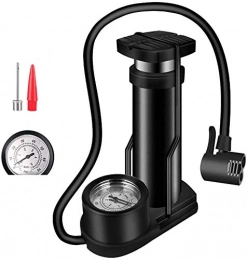 HEBAI Bike Pump HEBAI Multifunction Bike Floor Pumps, Portable Cycling Tire Pump With Pressure Gauge 100 PSI Tire Inflation Devices With Presta And Schrader Valve Easy To Store 10.14