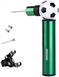 HEBAI Accessories HEBAI Multifunction Bike Pumps, Portable Inflation Devices Mini Aluminum Alloy High Pressure Bicycle Tire Air Pump 90 PSI Fits Presta And Schrader 10.24 (Color : Green)