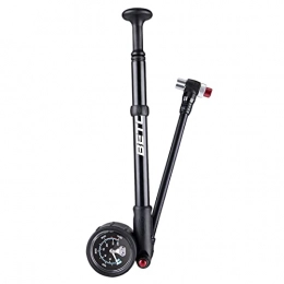 Hellery Bike Pump Hellery High Pressure Shock Pump, 400PS Fit Schrader Front Fork Shock Pump with Gauge & Air Release Button, Portable Mini Pump for Mountain Bike