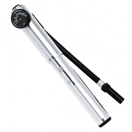 OUTDOOR BERRY Bike Pump High Pressure Bicycle Shock and Fork Suspension Pump - Air Gauge up to 300 PSI - Fits Presta and Schrader Valves - Works with Mountain Bike Electric and other Bikes - Durable Aluminum Body
