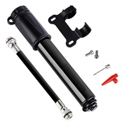 HKBTCH Accessories HKBTCH Bike Pump, Aluminum Alloy Portable Mini Bicycle Tire Pump, Super Fast Tyre Inflation Compatible with Universal Valve Frame Mounted Air Pump for Road