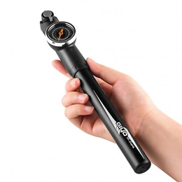 HKYMBM Accessories HKYMBM Bike Pump, 120 PSI Compatible with Presta and Schrader Valves with Barometer Ergonomic Bicycle Air Tire Pump