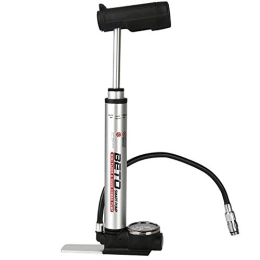HKYMBM Bike Pump HKYMBM Floor Pump with Gauge, Compatible with Presta And Schrader Valves Bicycle Pump with Barometer Ergonomic
