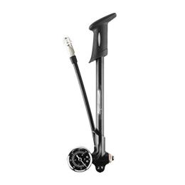 HMYDZ Accessories HMYDZ 300psi Suspension Cycling Bicycle Pump Mountain Bike Pump With Gauge (Color : Black GIYO)