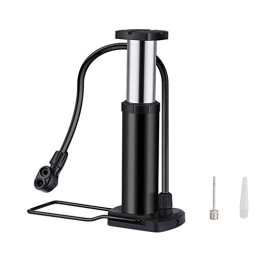 HMYDZ Bike Pump HMYDZ Bike Pump Bike Floor Pump Foot Activated Bicycle Air Pump And Aluminum Alloy Portable Bike Pump Mountain Bike Tire P (Color : Black)