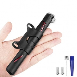 Huangjiahao Accessories Huangjiahao Bicycle Pump Manual Pump Bicycle Mini Portable Air Pump For Home Football Motorcycle Basketball for Road, Mountain and BMX Bikes (Color : Red, Size : 20.5cm)