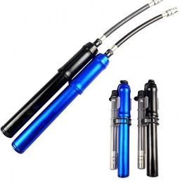 HUOFEIKE Accessories HUOFEIKE Bike Pump with Flexible Hose Mini Bicycle Pump Easy Pumping, Fits Presta & Schrader Valve Accessories-Ball Pump Needle / Frame Mount, Blue