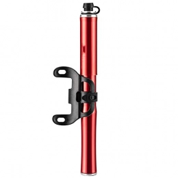 InChengGouFouX Accessories inChengGouFouX Convenience Bicycle Pump Aluminum Alloy Pump Portable Basketball Inflatable Tube Mountain Bike Pump Exquisite Bicycle Pump (Color : Red, Size : 22.5cm)