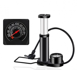 JahyElec Accessories JahyElec Mini Portable Foot Pump with Precision Pressure Gauge 140PSI for All Valves SV AV DV for Car, Balls, Toys, Mattresses, Swimming Tyres
