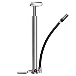 JINZHI Accessories JINZHI Bike Pump, Fast Tyre Inflation, Secure Presta and Schrader Valve Connection, Bicycle Pump with Stabilizing Foot Peg High Pressure 160 PSI for Road and Mountain