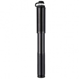 JOMSK Accessories JOMSK Bicycle Hand Floor Pump Mini Aluminum Alloy Bicycle Pump Basketball Football Inflator Hand Push Portable Toy (Color : Black, Size : 21.3x2.5cm)