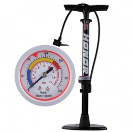 JOWBQT Bike Pump JOWBQT Floor-Standing High-Pressure Bicycle Pump, 230 PSI Manual Pump with Barometer, Accurate And Fast Inflation, Suitable for Roads, Mountain Bikes