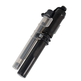 JTRHD Bike Pump JTRHD Bicycle Air Pump Portable Riding Equipment Bicycle Mini Manual Pump Aluminum Alloy with Frame Mounting Parts Easy Pumping (Color : Black, Size : 195mm)