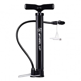 junmo shop Portable Floor Bike Pump, Lightweight Bicycle Air Pump with Folding Handle - 120Psi Presta and Schrader Valve for Mountain Road BMX Bike Ball Inflatable Toy