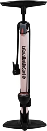 ON BIKE Bike Pump La Gazzetta dello Sport Bike Workshop Pump made of durable steel, suitable for bicycle tires, with pressure gauge, reaches up to 160 PSI and 11 Bar
