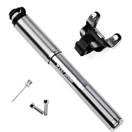 Lesrly-Cycle Accessories Lesrly-Cycle Mini Bicycle Pump, Aluminium Alloy CNC Portable 160PSI High Pressure Handle Tire Inflator Air Pump Cycling Bike Pump