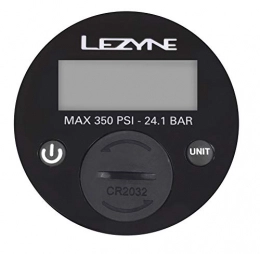 LEZYNE Accessories Lezyne 350 PSI Digital Gauge Bike Pump Accessory, Black, 2.5 Inch