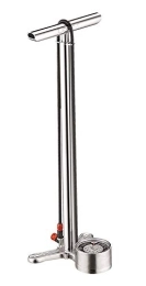 LEZYNE Accessories Lezyne Hi Gloss 1-fp-cncdr-v506 Unisex Adult Bicycle Foot Pump, Silver