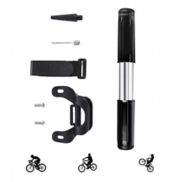 LieYuSport Accessories LieYuSport Mini Portable Bike Pumps, Bicycle Pump Compact, Bike Pump Quick & Easy To Use, Football Pump Needles Fits Presta &Schrader Valve, 100PSI Bicycle Tyre Pump for Mountain MTB, Durable