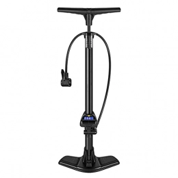 limei Bike Pump limei Floor Pumps, Bike Tire Pump, Household Floor Pump, with Electronic Display, One-Piece Molding, Detachable Flexible Hose, Suitable for Bicycle Tire Inflation